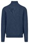 Fynch-Hatton Troyer Zip Fine Allover Texture Trui Night