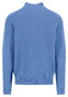 Fynch-Hatton Troyer Zip Lambswool Trui Crystal Blue