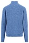 Fynch-Hatton Troyer Zip Lambswool Trui Crystal Blue