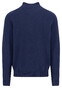Fynch-Hatton Troyer Zip Lambswool Trui Navy