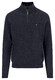 Fynch-Hatton Troyer Zip Lambswool Trui Navy