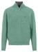 Fynch-Hatton Troyer Zip Merino Cashmere Trui Fern