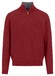 Fynch-Hatton Troyer Zip Merino Cashmere Trui Garnet Red