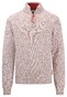 Fynch-Hatton Troyer Zip Multicolor Trui Orient Red-Multi