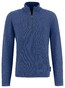 Fynch-Hatton Troyer Zip Rib Structure Trui Wave