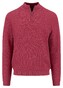 Fynch-Hatton Troyer Zip Small Triple Stripe Squares Trui Berry