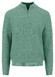 Fynch-Hatton Troyer Zip Small Triple Stripe Squares Trui Fern