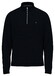 Fynch-Hatton Troyer Zip Structure Trui Navy