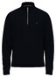 Fynch-Hatton Troyer Zip Structure Trui Navy