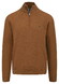 Fynch-Hatton Troyer-Zip Superfine Cotton Pullover Hazel