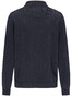 Fynch-Hatton Troyer Zip Superfine Cotton Trui Navy