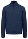 Fynch-Hatton Troyer-Zip Superfine Cotton Trui Night