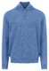 Fynch-Hatton Troyer-Zip Supersoft Cotton Trui Crystal Blue