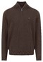 Fynch-Hatton Troyer-Zip Supersoft Cotton Trui Earth