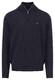 Fynch-Hatton Troyer-Zip Supersoft Cotton Trui Navy