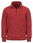 Fynch-Hatton Troyer Zip Supersoft Cotton Trui Poppy Red