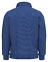 Fynch-Hatton Troyer Zip Supersoft Cotton Trui Strong Blue