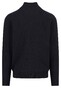 Fynch-Hatton Troyer-Zip Supersoft Cotton Trui Zwart