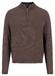 Fynch-Hatton Troyer Zip Winter Air Cotton Cashmere Trui Dark Chocolate