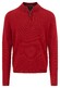 Fynch-Hatton Troyer Zip Winter Air Cotton Cashmere Trui Garnet Red