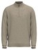 Fynch-Hatton Troyer Zip Winter Air Cotton Cashmere Trui Light Taupe