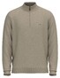 Fynch-Hatton Troyer Zip Winter Air Cotton Cashmere Trui Light Taupe