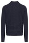 Fynch-Hatton Troyer Zip Winter Air Cotton Cashmere Trui Navy