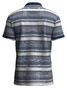 Fynch-Hatton Two-Tone Multi Striped Polo Midnight