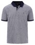 Fynch-Hatton Two-Tone Subtle Contrast Polo Navy