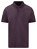 Fynch-Hatton Uni Color Compact Cotton Polo Aubergine