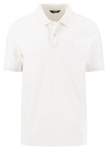 Fynch-Hatton Uni Color Compact Cotton Polo New Off White