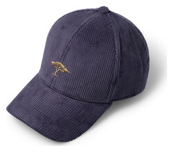 Fynch-Hatton Uni Color Corduroy Cap Ink Blue