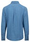 Fynch-Hatton Uni Color Denim Button-Down Overhemd Crystal Blue
