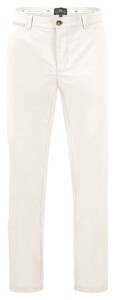 Fynch-Hatton Uni Color Flat-Front Chino Pants Ecru