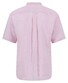 Fynch-Hatton Uni Color Linnen Cotton Stand-Up Collar Overhemd Light Peony