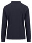Fynch-Hatton Uni Color Longsleeve Premium Supima Cotton Polo Navy