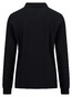 Fynch-Hatton Uni Color Longsleeve Premium Supima Cotton Poloshirt Black