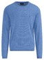 Fynch-Hatton Uni Color O-Neck Air Cotton CmiA Trui Crystal Blue