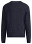 Fynch-Hatton Uni Color O-Neck Air Cotton CmiA Trui Navy