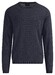 Fynch-Hatton Uni Color O-Neck Air Cotton CmiA Trui Navy