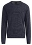 Fynch-Hatton Uni Color O-Neck Air Cotton CmiA Trui Navy