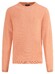Fynch-Hatton Uni Color O-Neck Air Cotton CmiA Trui Perzik