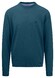 Fynch-Hatton Uni Color O-Neck Superfine Cotton Trui Dark Teal