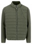 Fynch-Hatton Uni Color Padded Hybrid Jacket Dusty Olive