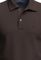 Fynch-Hatton Uni Color Premium Cotton Polo Dark Chocolate