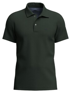 Fynch-Hatton Uni Color Premium Cotton Poloshirt Dark Ivy