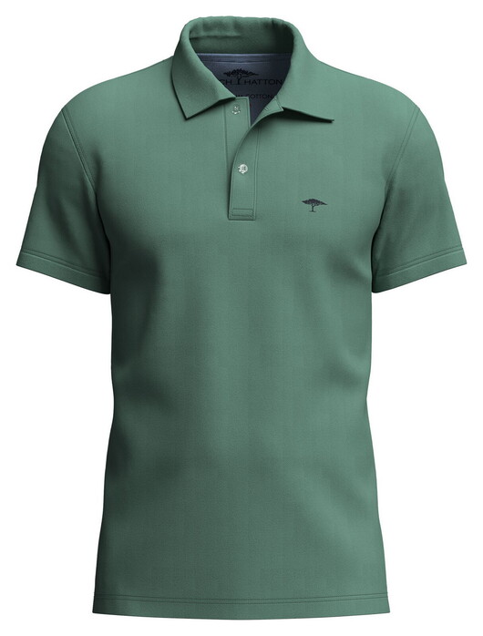 Fynch-Hatton Uni Color Premium Cotton Poloshirt Fern
