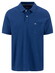 Fynch-Hatton Uni Color Premium Cotton Rounded Chest Pocket Polo Midnight