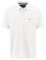 Fynch-Hatton Uni Color Premium Cotton Rounded Chest Pocket Polo Wit