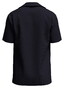 Fynch-Hatton Uni Color Premium Cotton Short Sleeve Resort Overhemd Navy